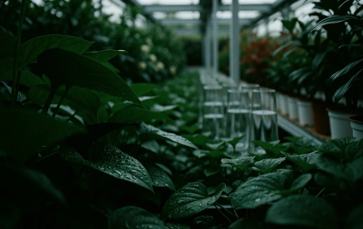 Botanical philosophy backdrop